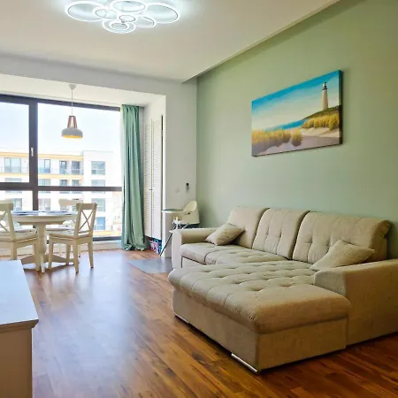 Beachside - Oasis Apartment - Onix Blue דירה Năvodari